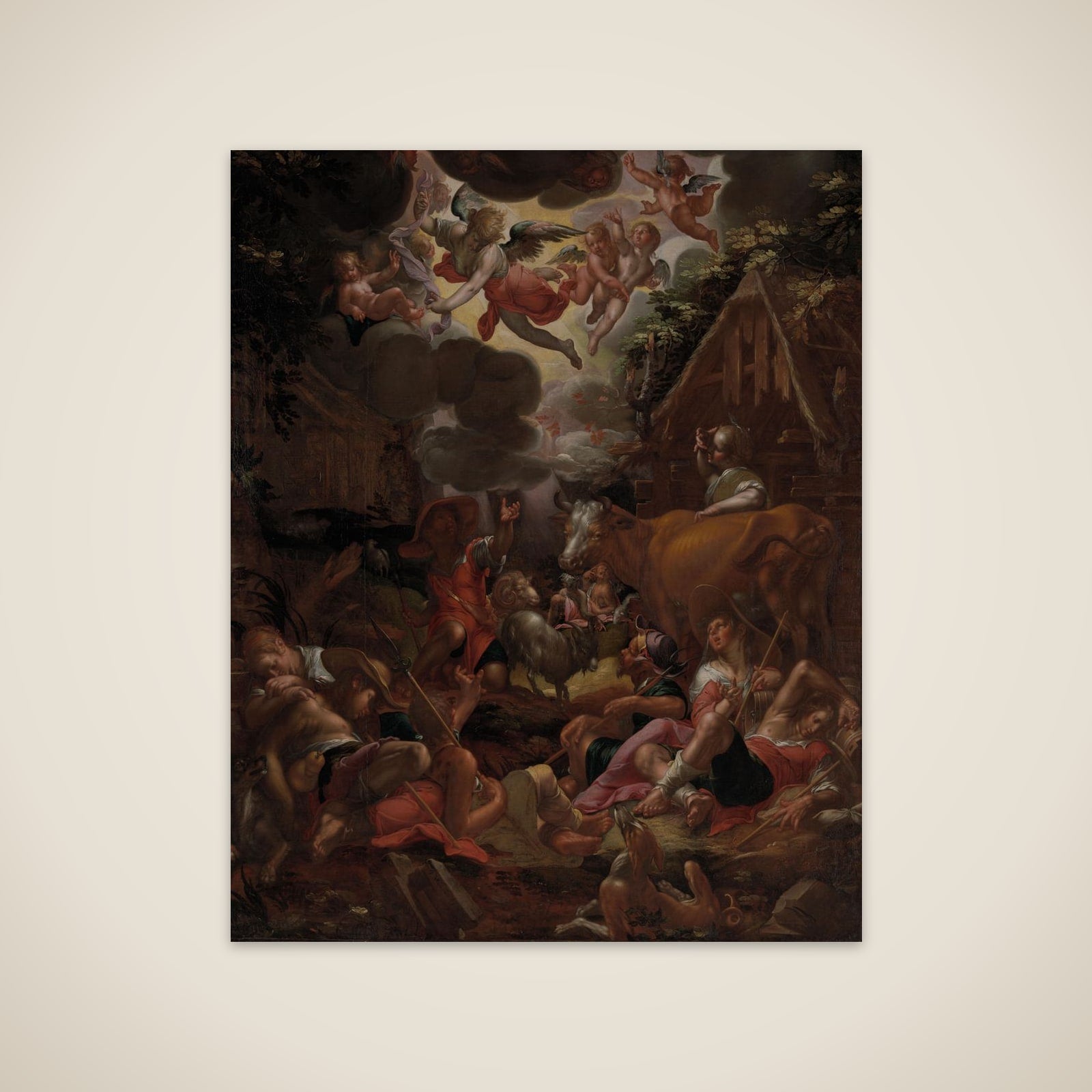 Annunciation to the Shepherds unframed print