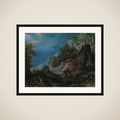 Mountainous Landscape framed