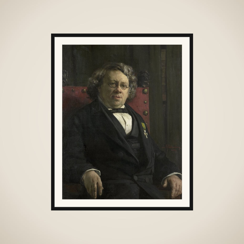 Pieter Harme Witkamp (1816-92). Geschiedschrijver en aardrijkskundige framed