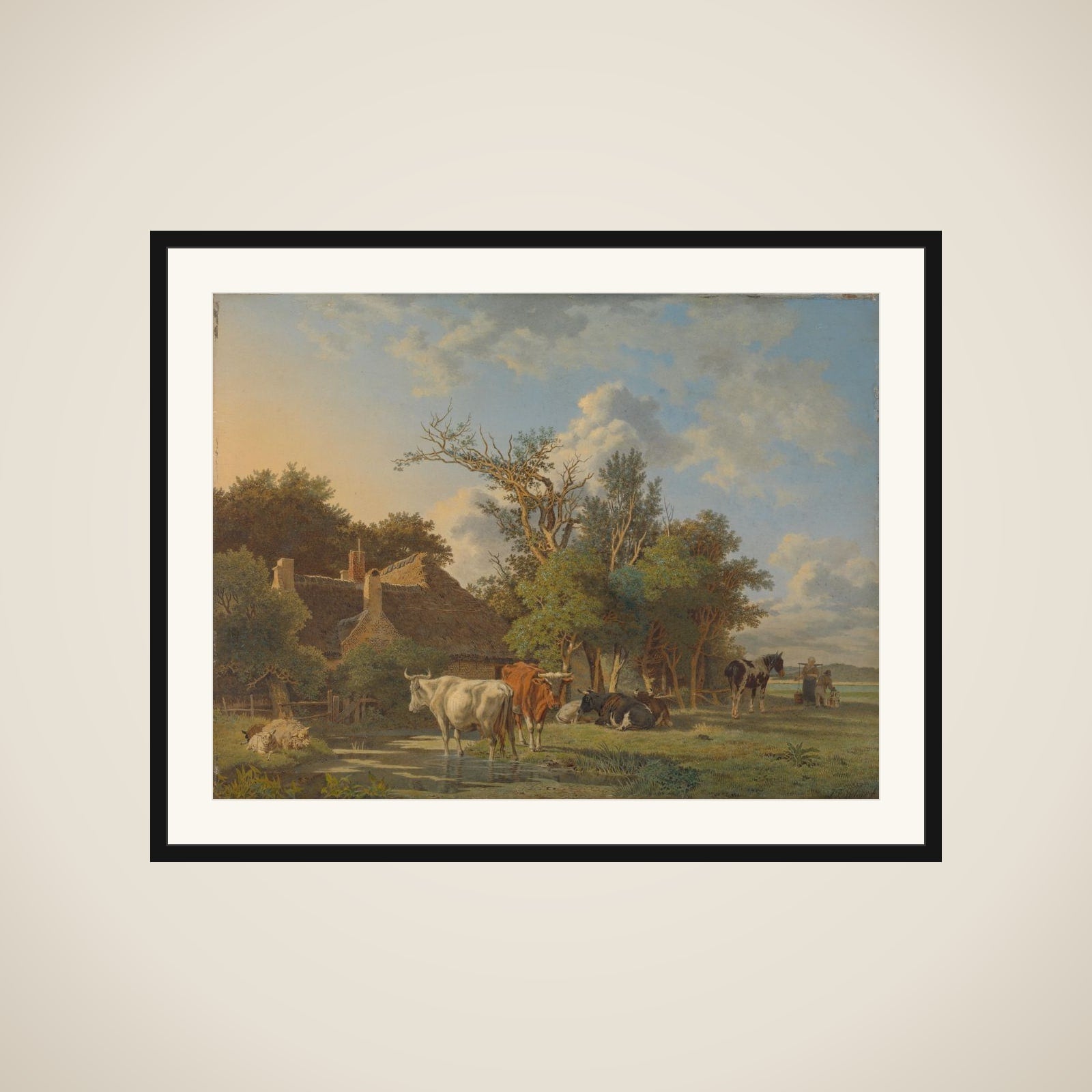 Landscape framed
