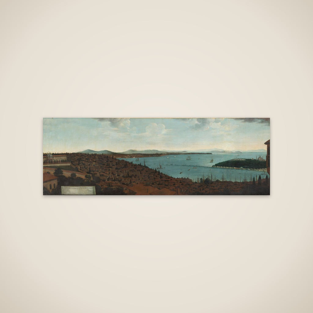 View of Constantinopel en het Serail vanuit de Hollandse ambassade unframed print