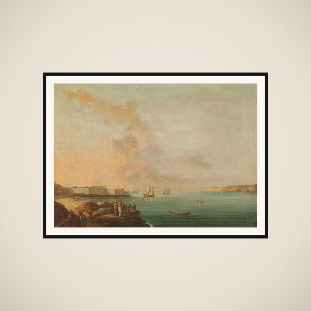 View of the Dardanelles framed