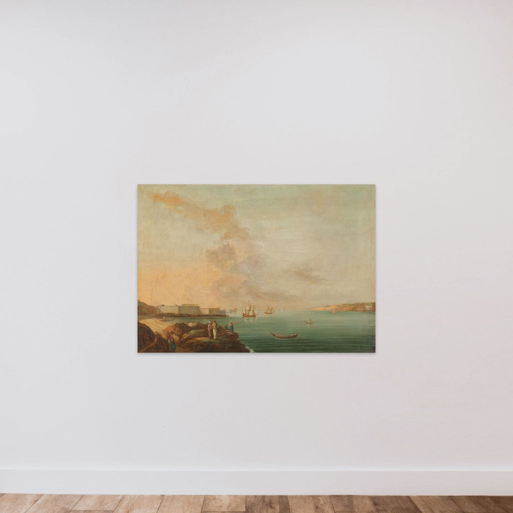 View of the Dardanelles unframed — shown to scale