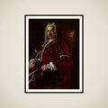 Portrait of Cornelis Calkoen (1696-1764). Ambassador to the Ottoman Empire in Constantinople (Istanbul) framed