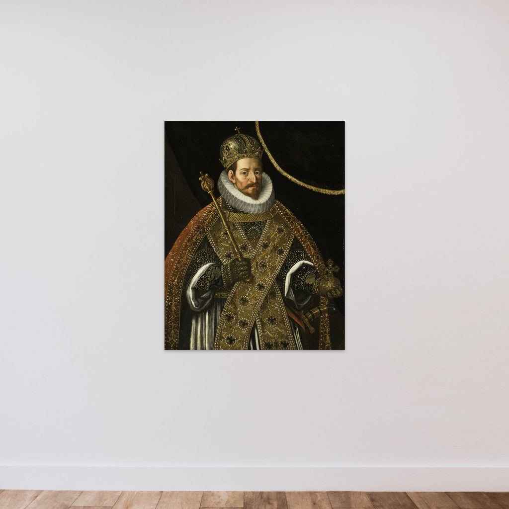 Matthias, Emperor of the Holy Roman Empire (1557-1619) unframed — shown to scale