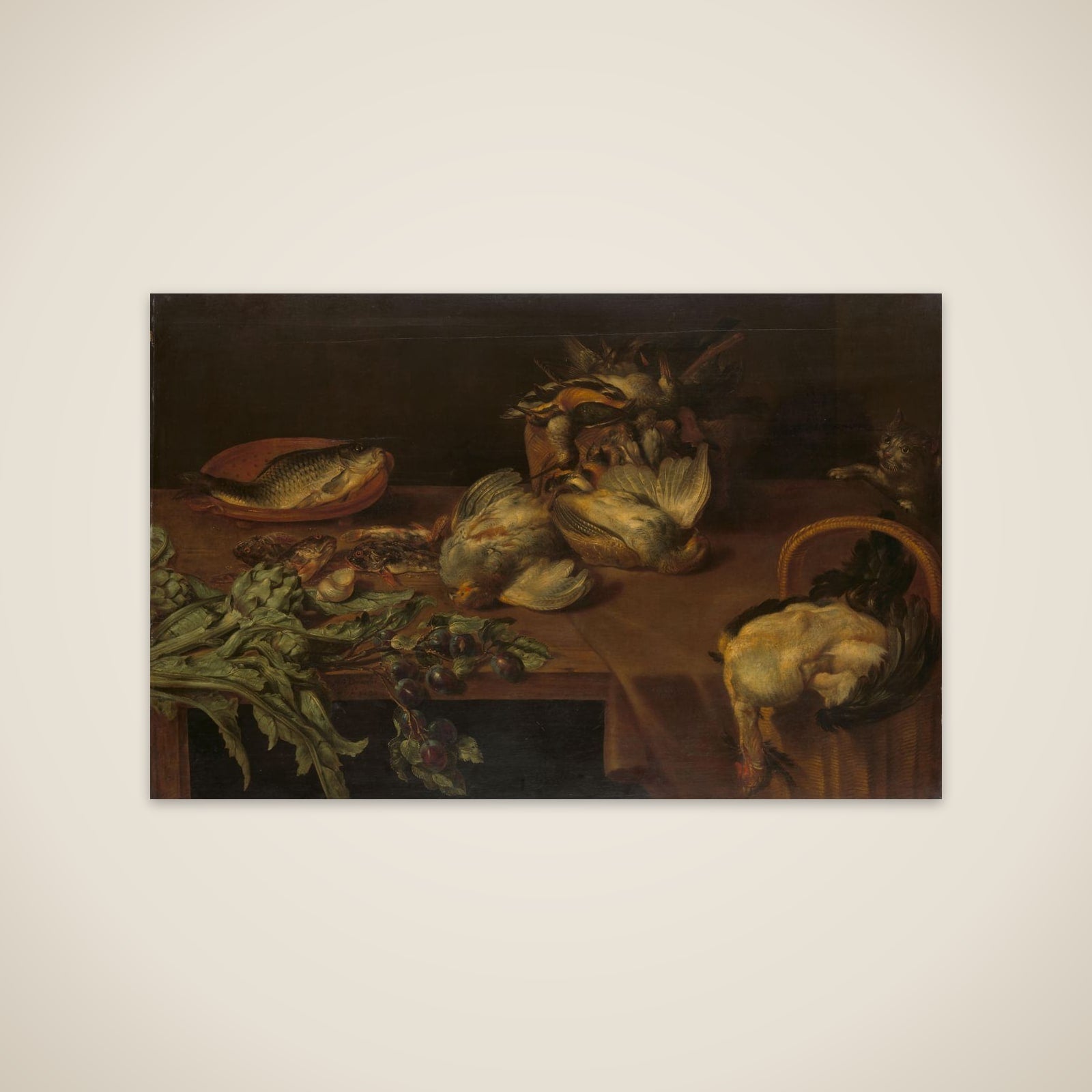 Still Life with Wild Fowl unframed print