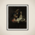 Still life with Poultry framed