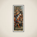 Wing of an Altarpiece with Adoration of the Magi, on the reverse is Presentation in the Temple framed