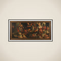 Kitchen Scene framed
