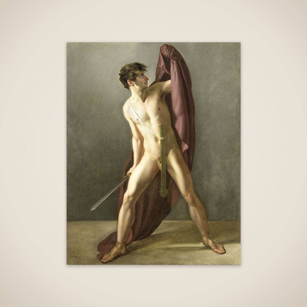 Warrior with Drawn Sword unframed print