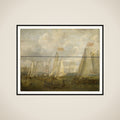 Marine Pageant on the Y off Amsterdam framed