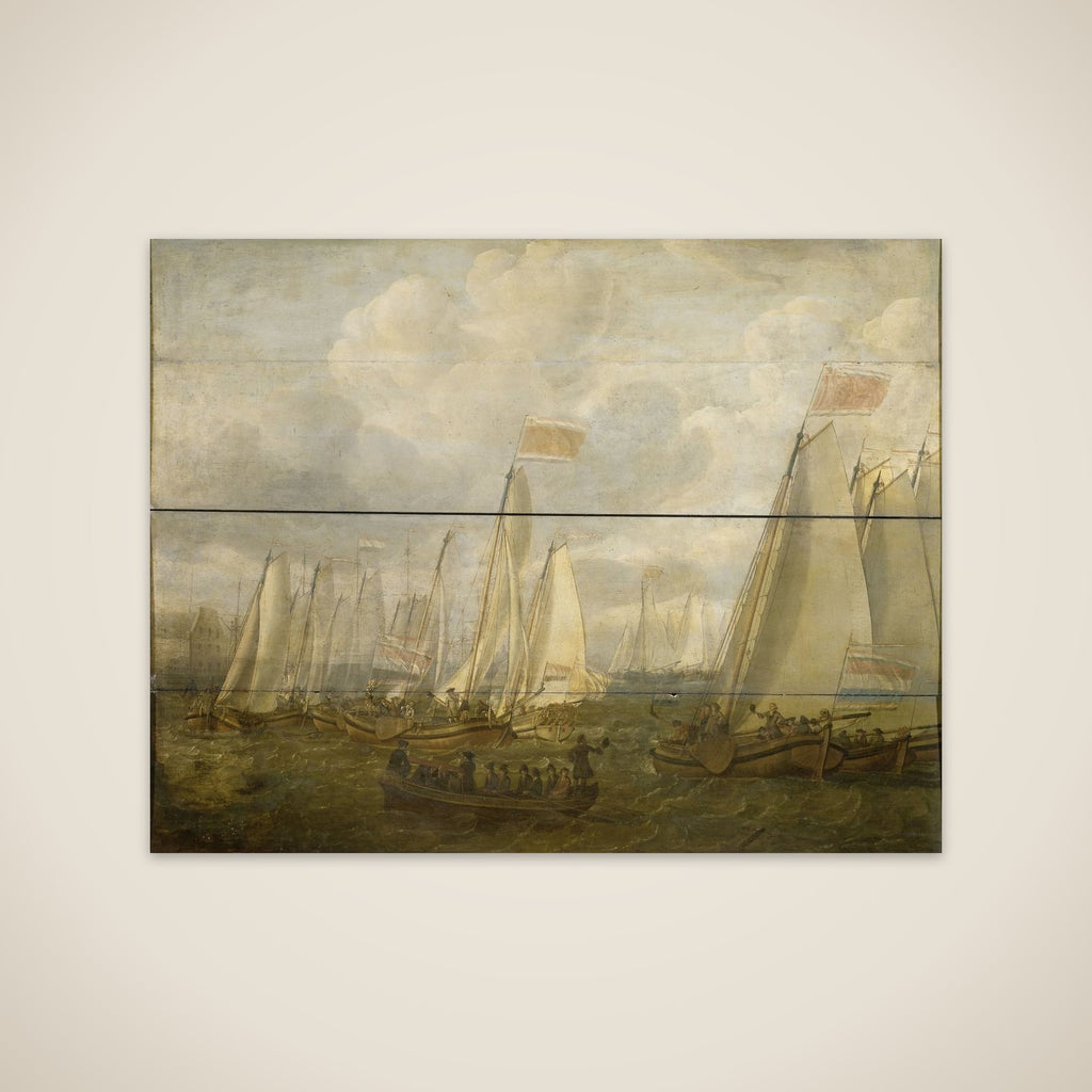 Marine Pageant on the Y off Amsterdam unframed print