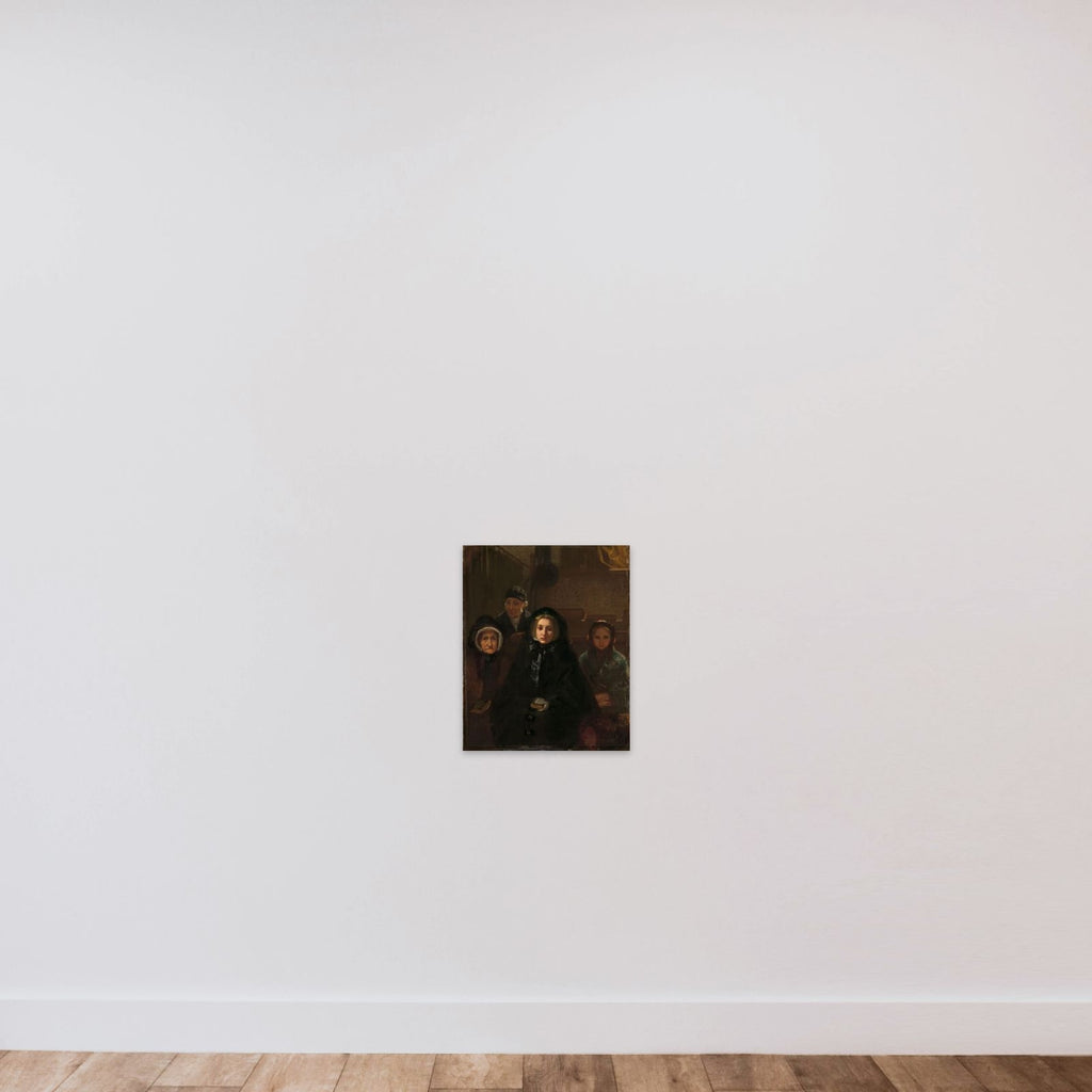 Early to Church unframed — shown to scale
