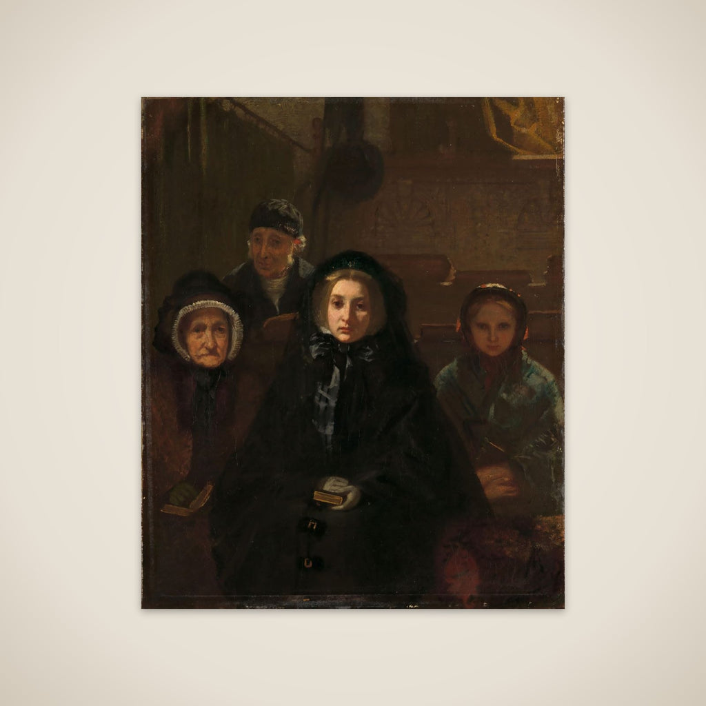 Early to Church unframed print
