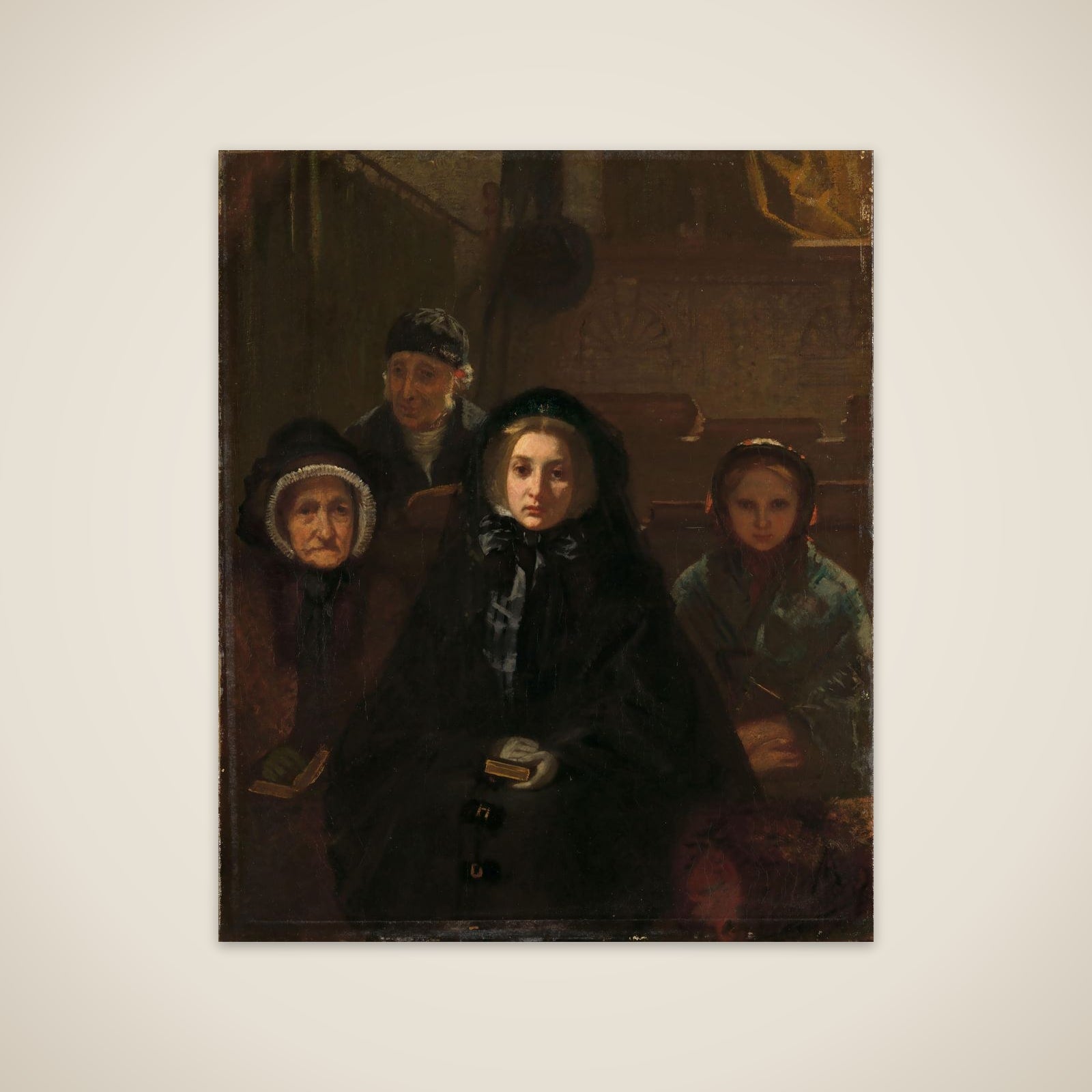 Early to Church unframed print