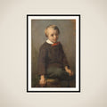 Portrait of a Boy framed
