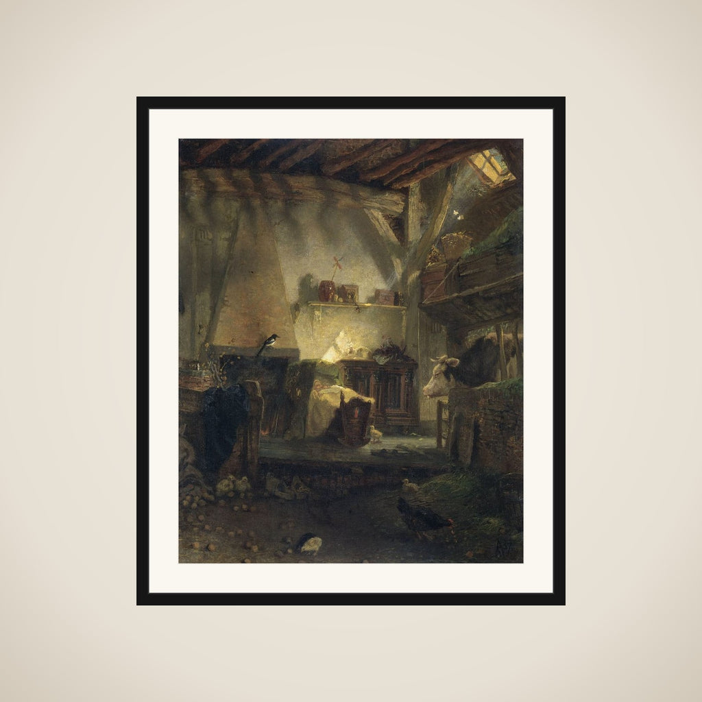 Well-guarded Infant framed