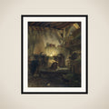 Well-guarded Infant framed