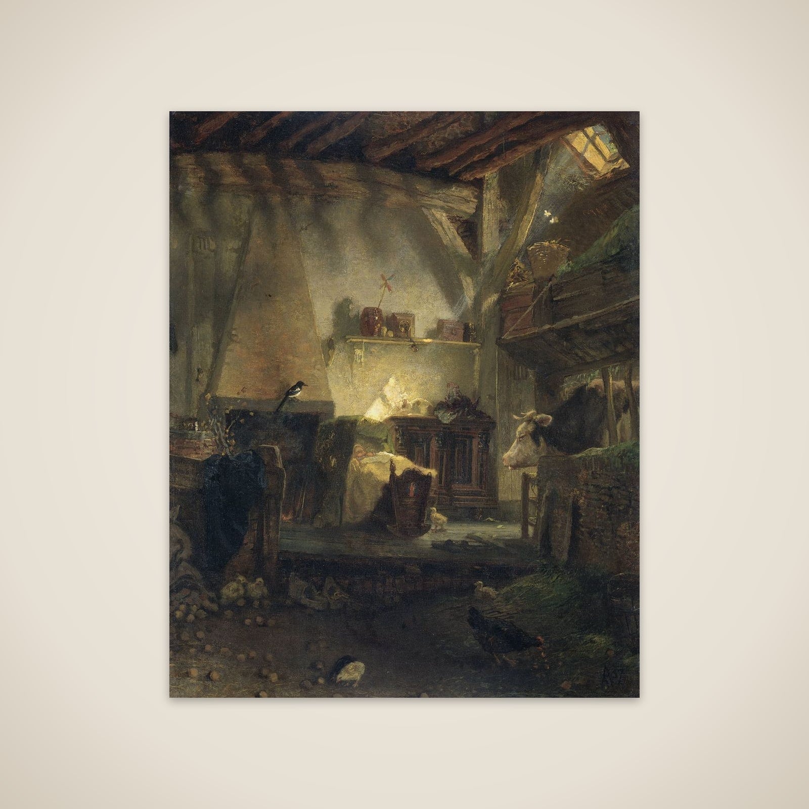 Well-guarded Infant unframed print