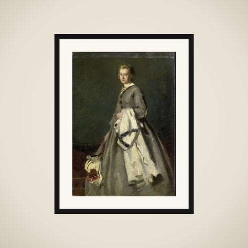A young Woman framed