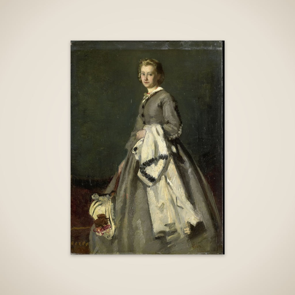 A young Woman unframed print