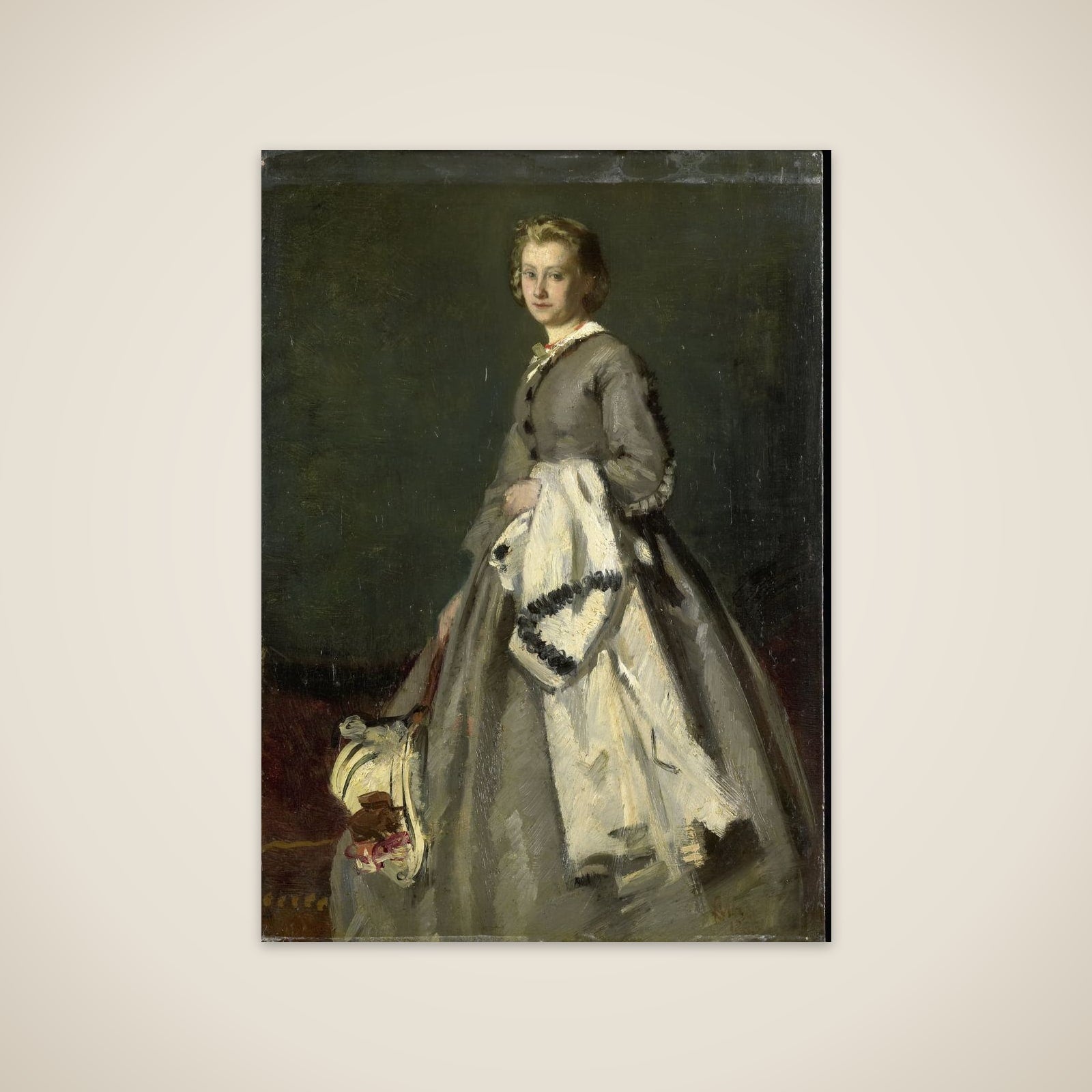 A young Woman unframed print