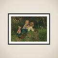 The Butterflies framed