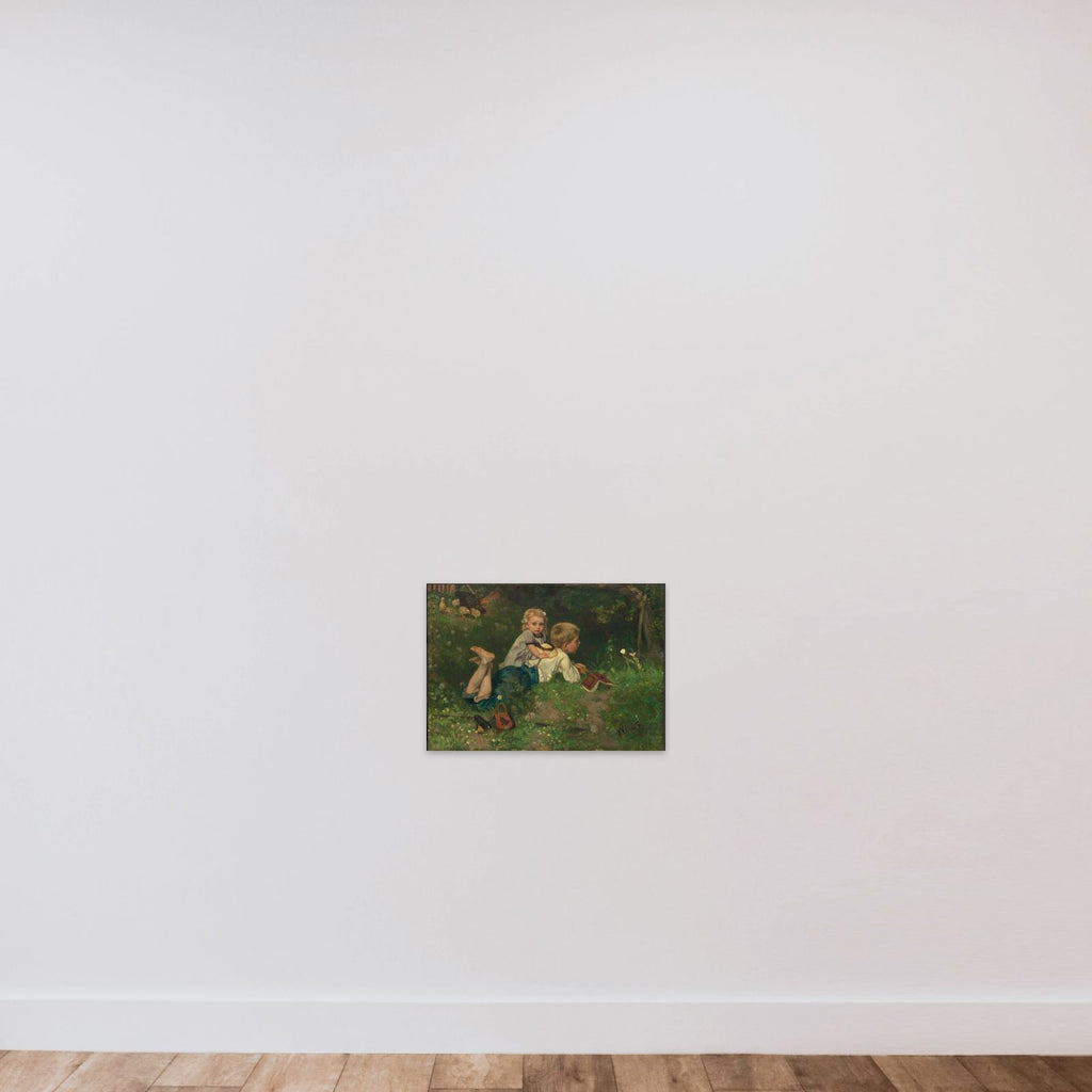 The Butterflies unframed — shown to scale