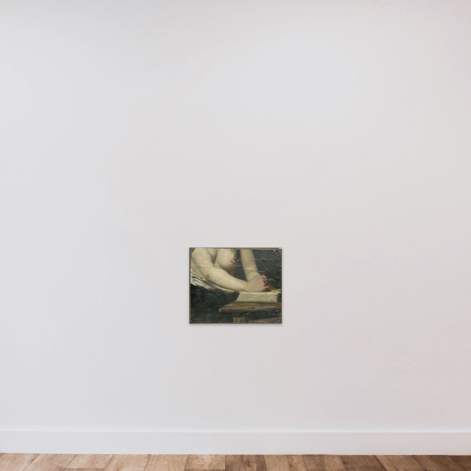 Mary Magdalene unframed — shown to scale