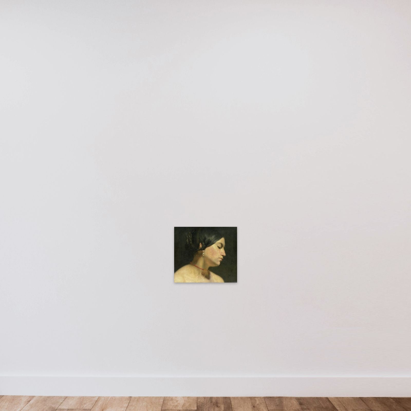 Mary Magdalene unframed — shown to scale