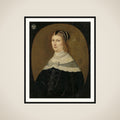 Portrait of a Woman, called Theodora de Visscher, Wife of Jacob Rijswijk framed