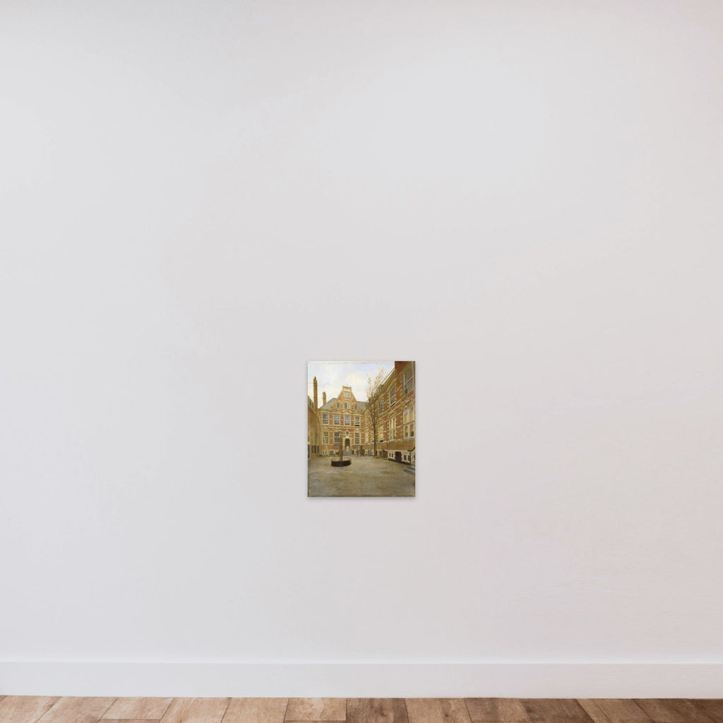Binnenplaats van het Oost Indisch Huis te Amsterdam unframed — shown to scale