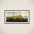 Incident from the Battle of the Spanish Armada framed