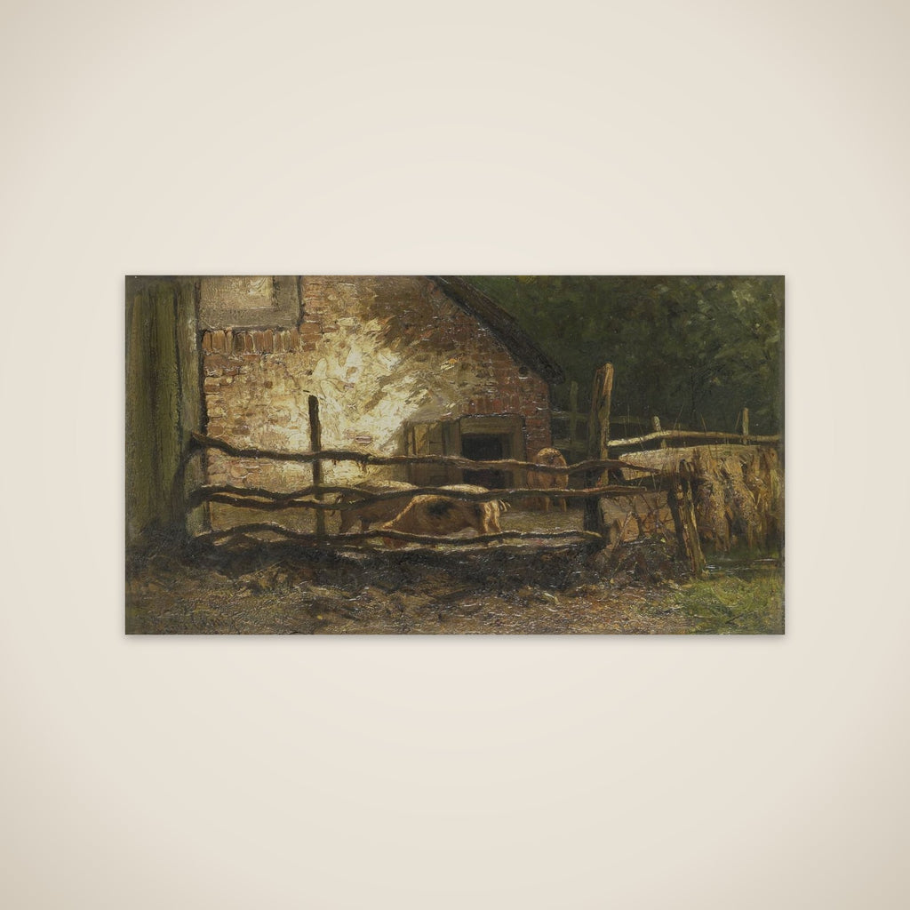 Pigs in a Sty unframed print