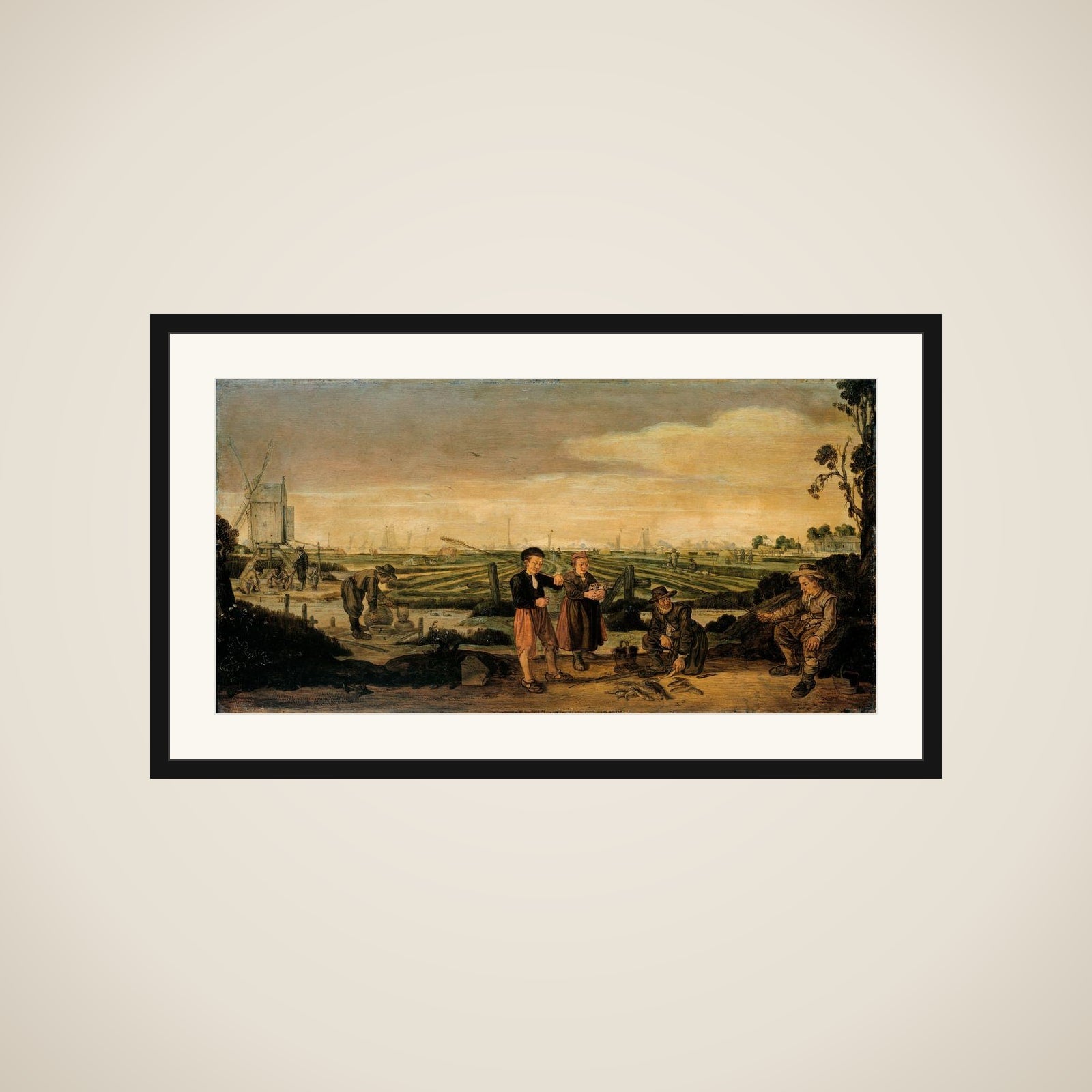 Fishermen and Farmers framed