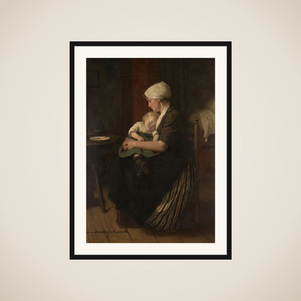 Lulled to Sleep framed