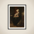Lulled to Sleep framed