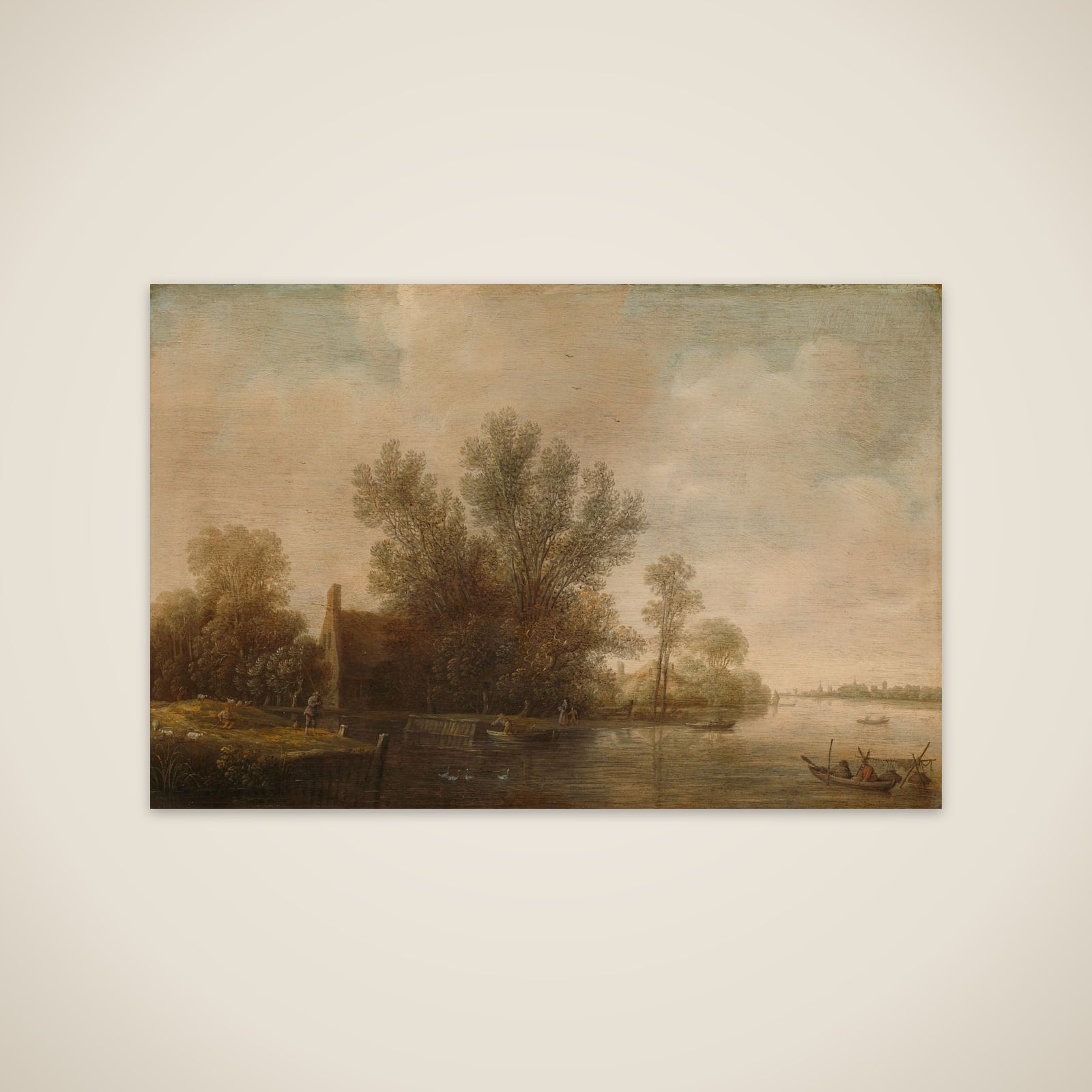 River Landscape unframed print