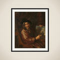 Self-Portrait framed
