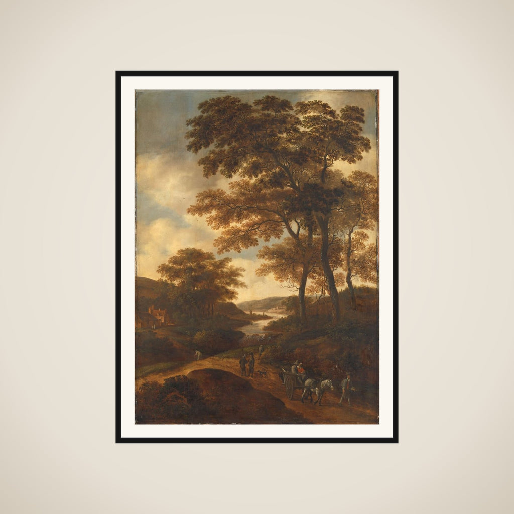 Wooded Landscape framed