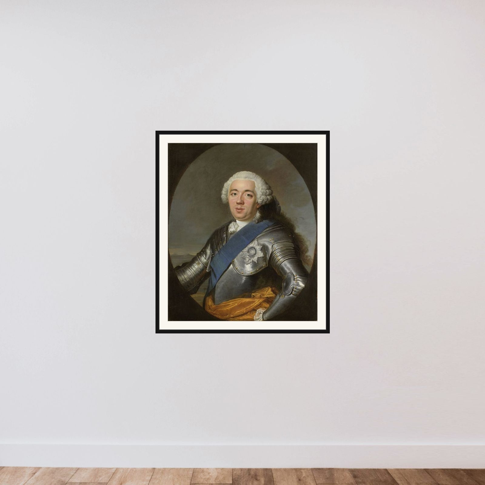 Willem IV (1711-1751), Prince of Orange-Nassau framed — shown to scale