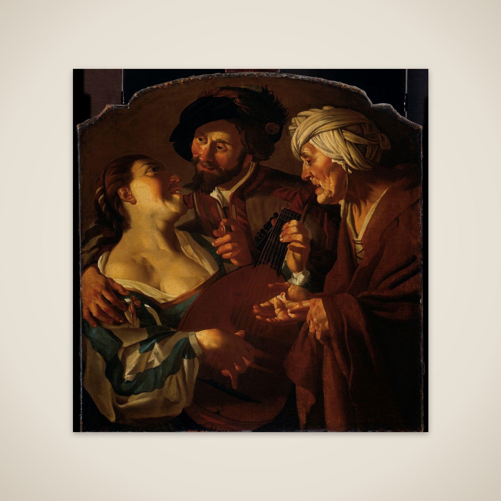 The Procuress unframed print
