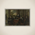 The Superintendents of the Collegium Medicum in Amsterdam, 1683 framed