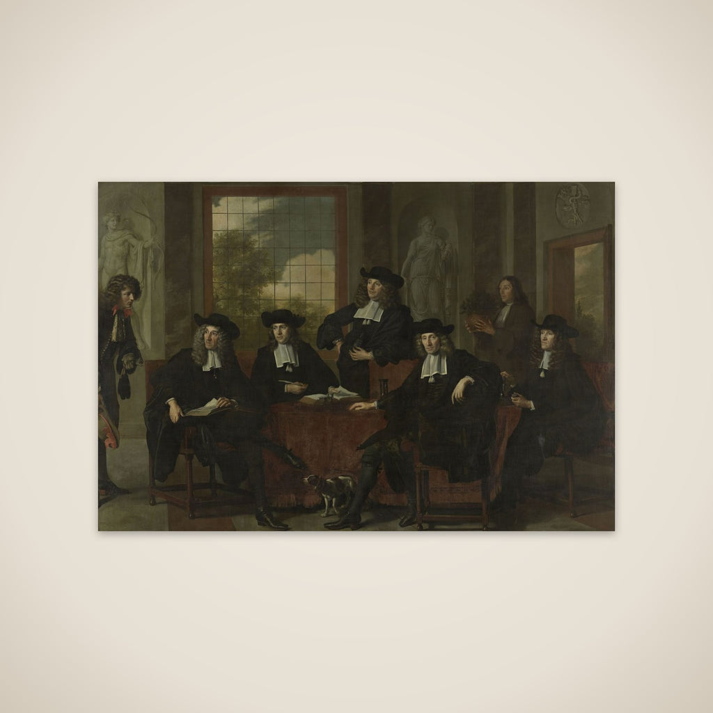 The Superintendents of the Collegium Medicum in Amsterdam, 1683 unframed print