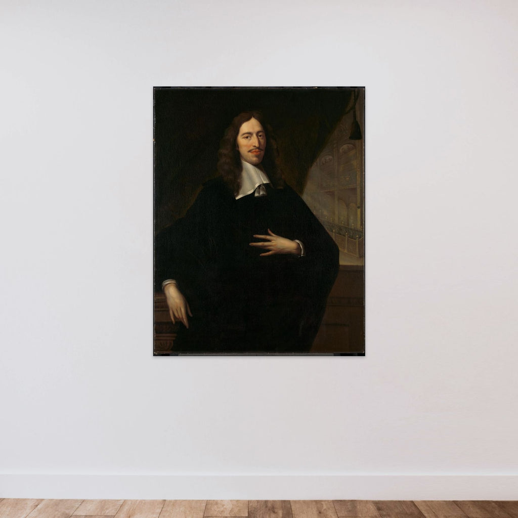 Johan de Witt (1625-1672). Grand Pensionary of Holland unframed — shown to scale