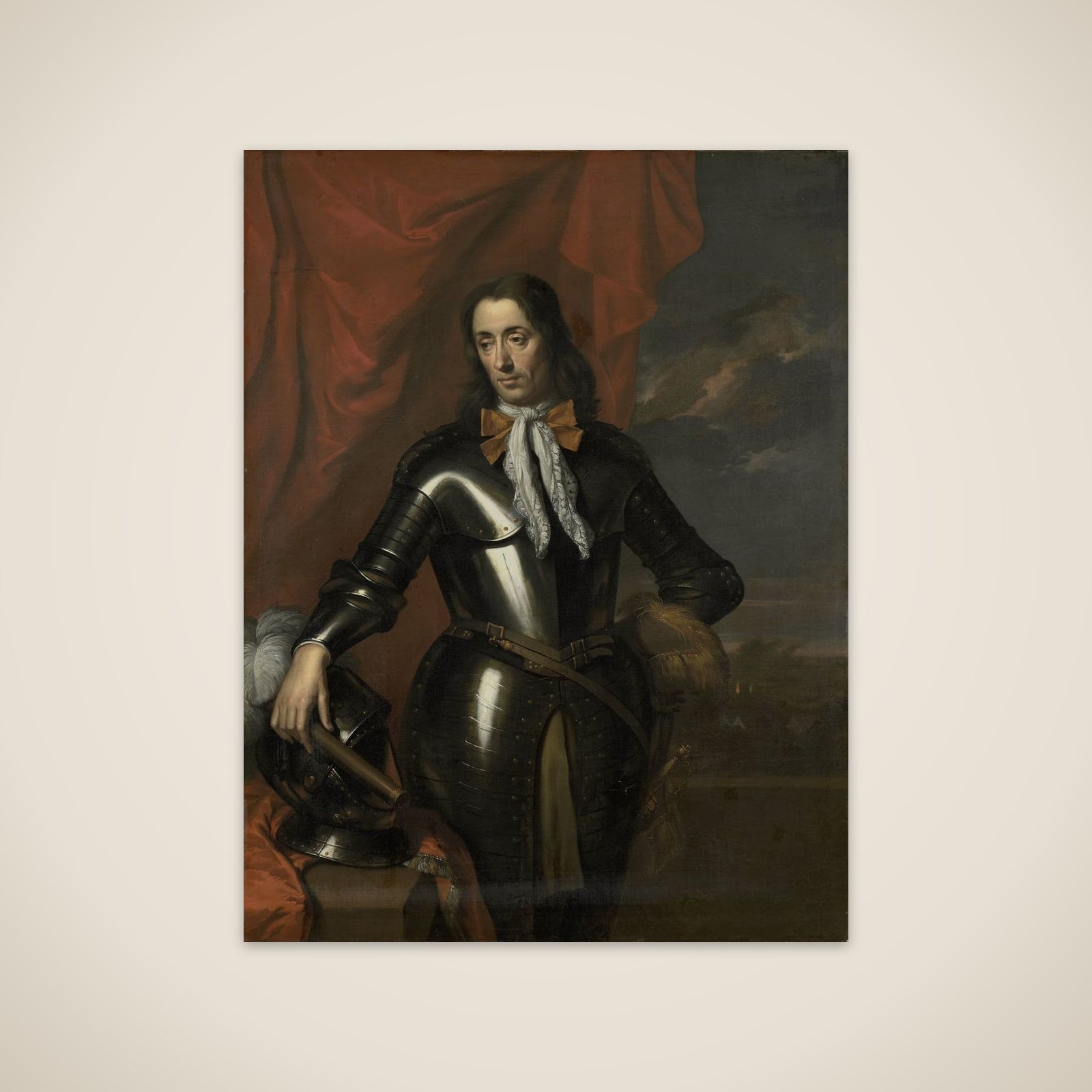 Isaac de l'Ostal de Saint-Martin (c 1629-96), Councillor of the Dutch East Indies and Commander of the Garrison at Batavia unframed print
