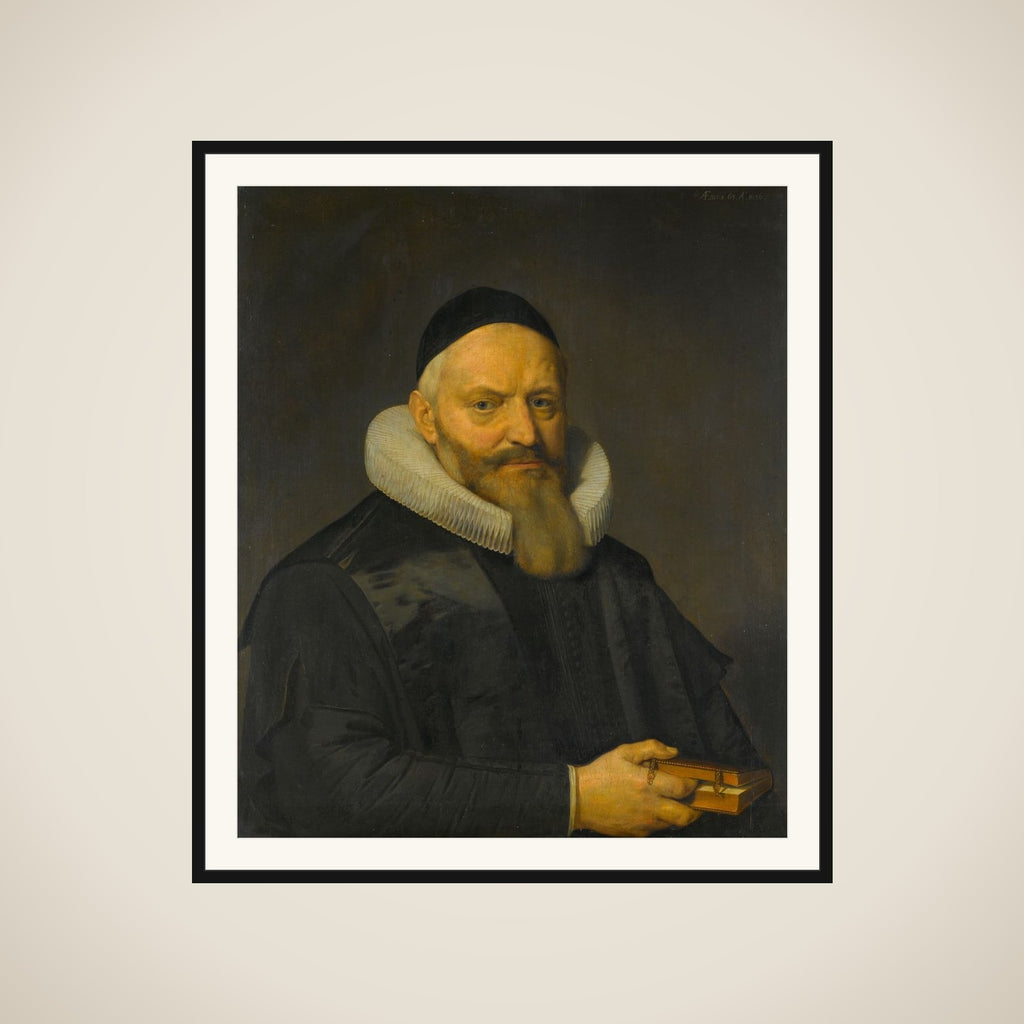 Portrait of Anthony de Wale (1573-1639) framed