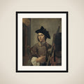 Self-Portrait framed
