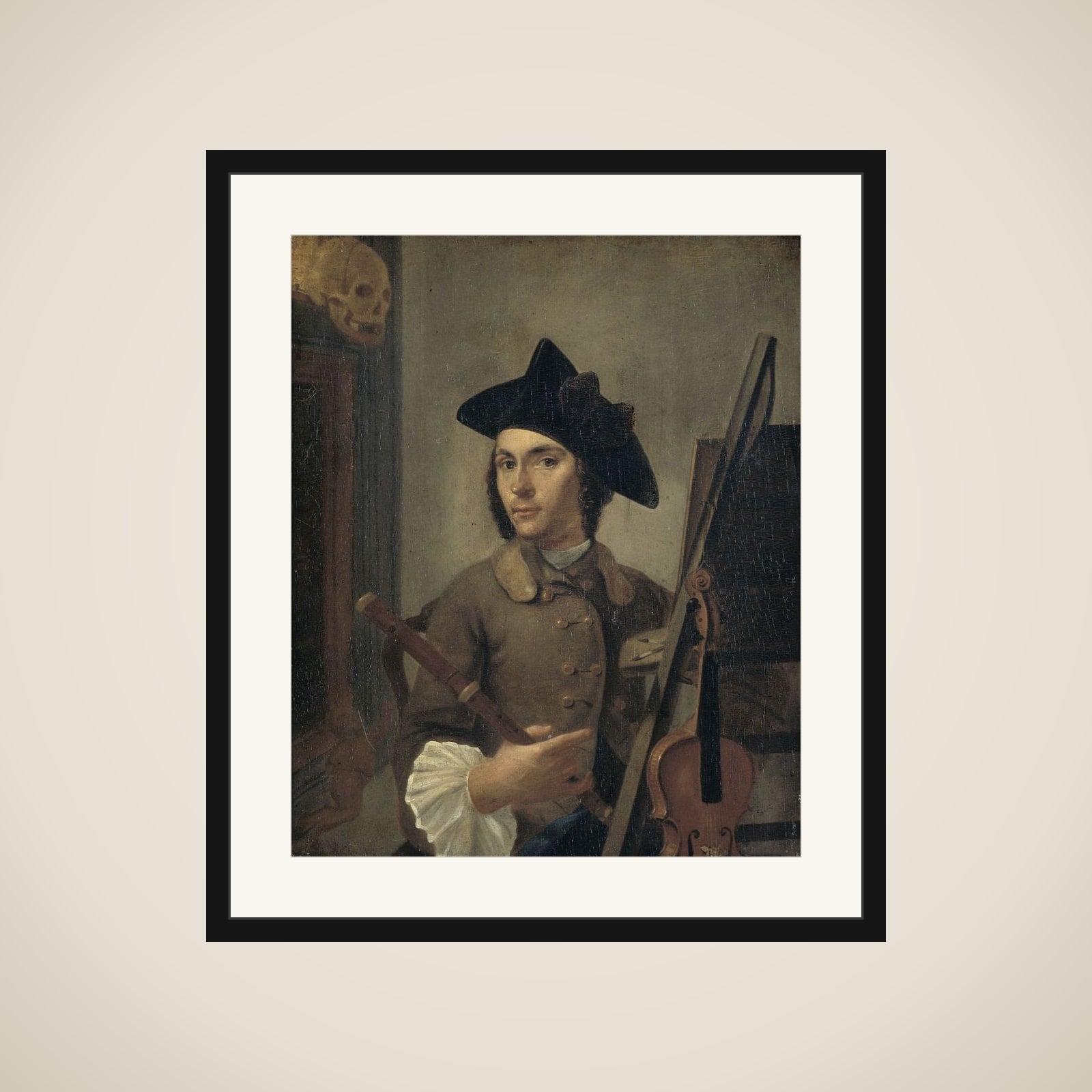 Self-Portrait framed