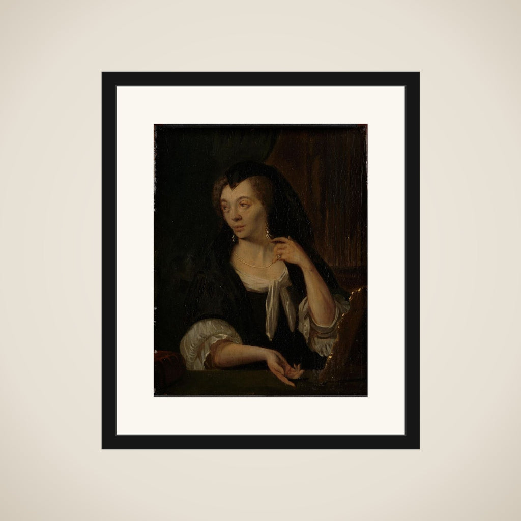 Anna de Hooghe (1645-1717). The Painter's fourth Wife framed